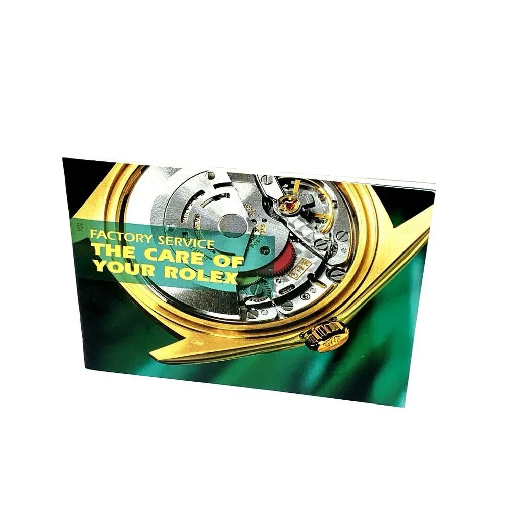 Authentic Green Factory Service Booklet Manual The Care of Your Rolex Watch